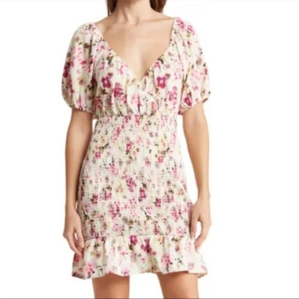 NSR Smocked Mini Dress